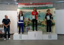 50m Puska fekvő junior lány