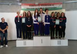 50m Puska fekvő junior lány