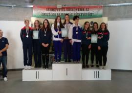 50m Puska fekvő junior lány